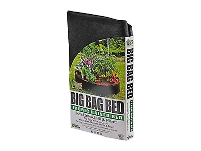 Smart Pots Big Bag Bed Fabric Raised Bed, Black