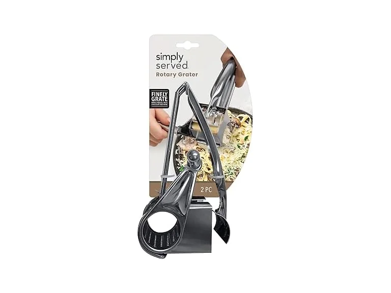 Simply Served Rotary Grater, Tool for Grating