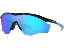 Oakley OO9343 21 45-145-121 Oakley Men's Oo9343 M2 Frame XL Rectangular Sunglasses Polished Black/Prizm Sapphire