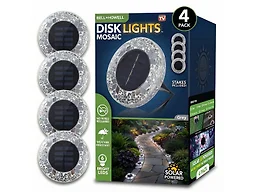 BELL + HOWELL NB-8629 Pack Of 4 4Pack Mosaic Disk Light G