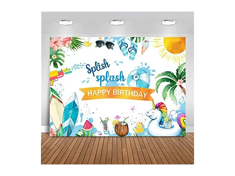 Mocsicka Watercolor Summer Birthday