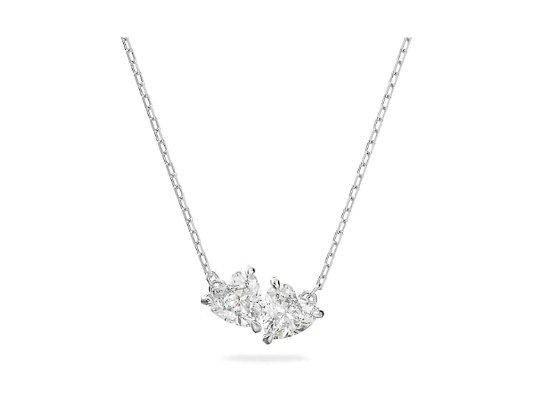 Swarovski Mesmera Necklace, Heart-Shaped Clear Cry