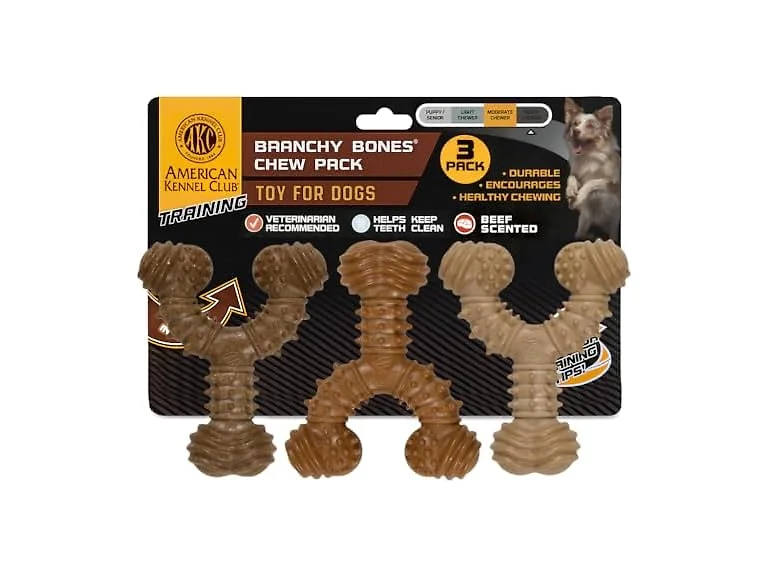 American Kennel Club 3 Pack Training Dog Chew Toy
