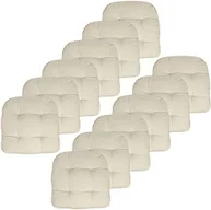 Sweet Home Collection SHC-PATIO-CRM-12PK 12-Pack Rev