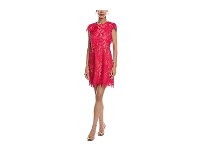 Vince Camuto Women Cap Sleeve U-neck Mini Dress