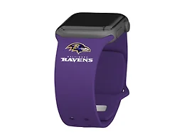 NFL Baltimore Ravens 42/44/45/46/49mm Apple Wordmark Band