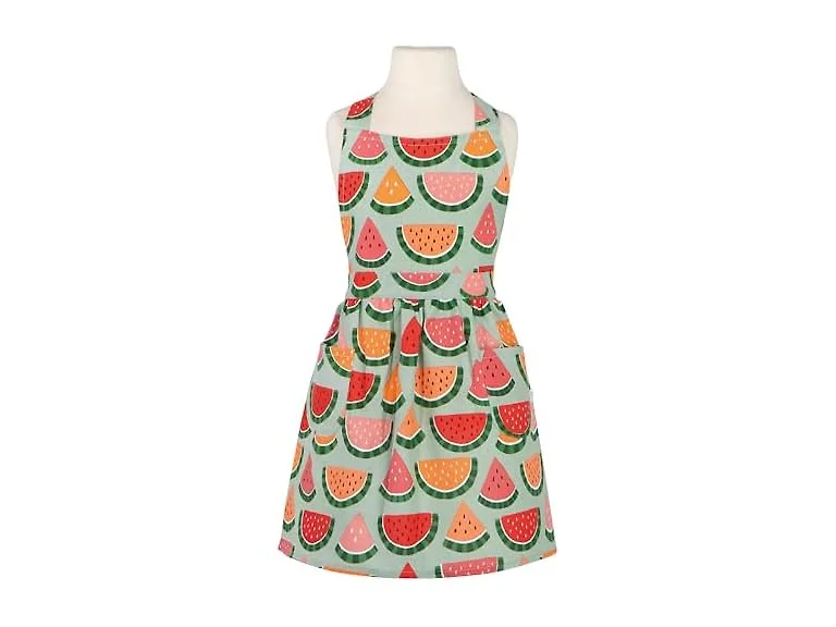Jubilee 100% Cotton Minnie Kid's Apron, Melon Pop