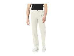 Amazon Essentials Men's Classic-Fit Wrinkle-Resistant Pleated Chino Pant, Stone, 40W x 34L