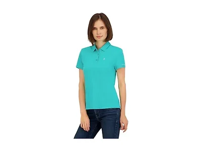 Spyder Women Jacquard Short Sleeve Polo Top