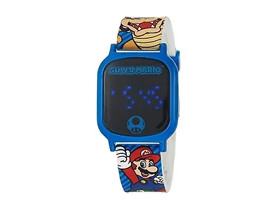 Accutime Boys Super Mario Kids LED Touch Watch