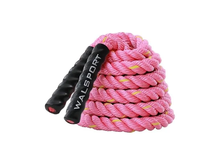 Weighted Jump Rope for Fitness (pink, 3.5 LBS)