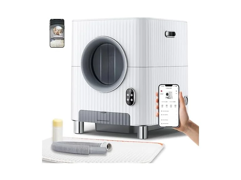 Upgraded Charmkit Self Cleaning Cat Litter Box