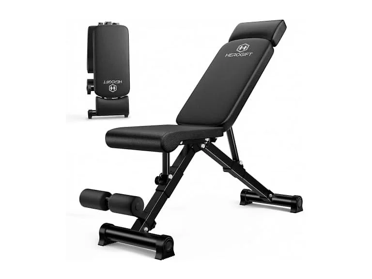 Herogift Adjustable Weight Bench
