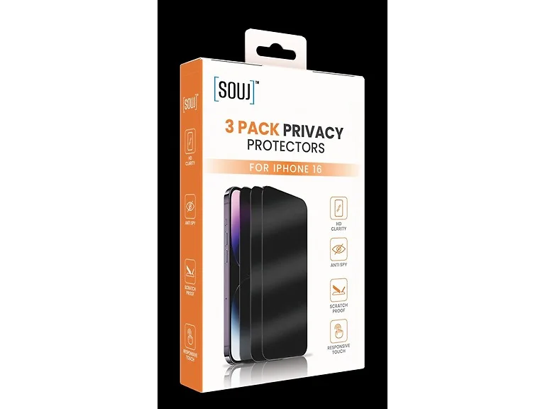 (3Pk) iPhone 16/Pro Screen Protector