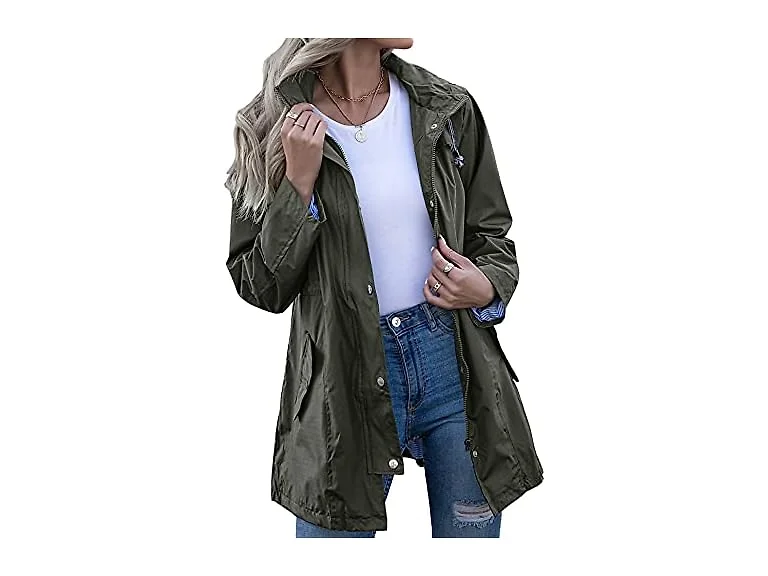 Women's Hooded Lightweight Raincoat