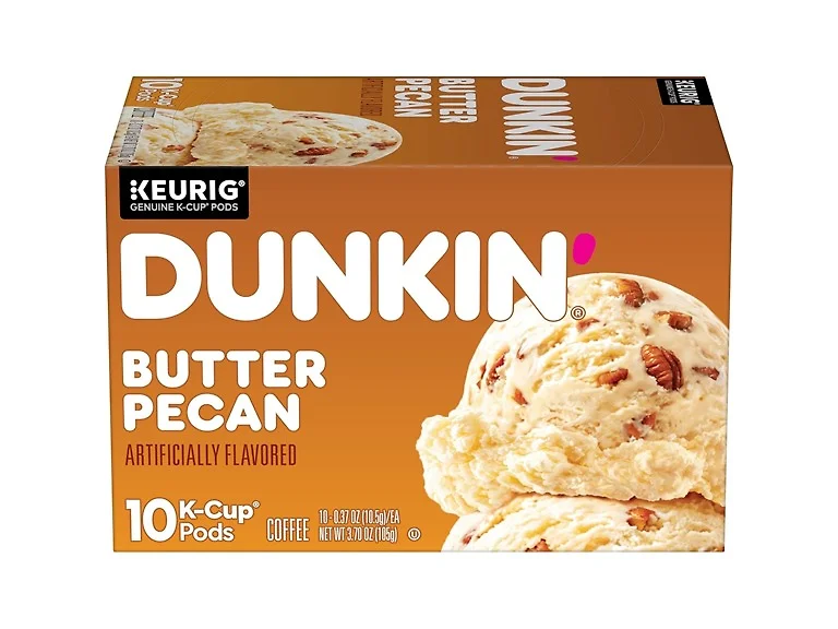 Dunkin Butter Pecan Artificially Flavored Coffee K