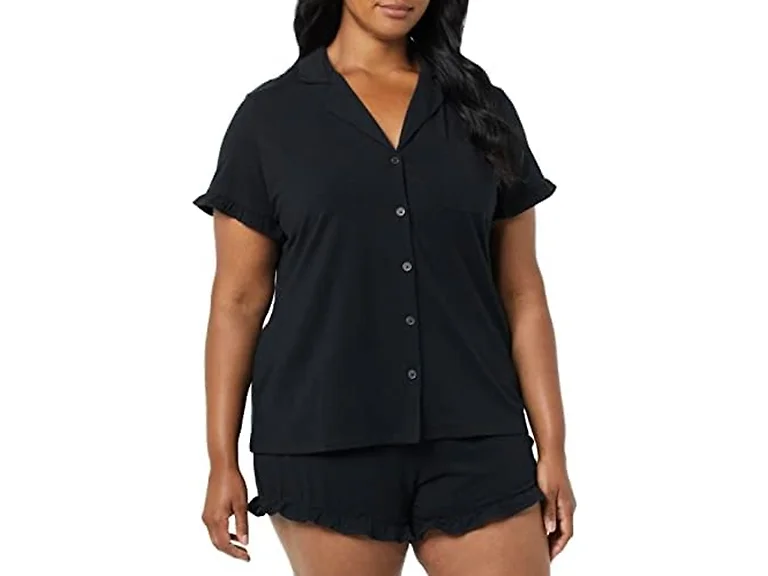 Amazon Essentials Women (4X) Cotton Set Black