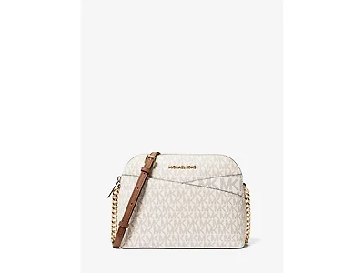 Jet Set Travel Medium Logo Dome Crossbody Bag