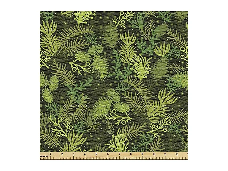 Ambesonne Sage Fabric by The Yard
