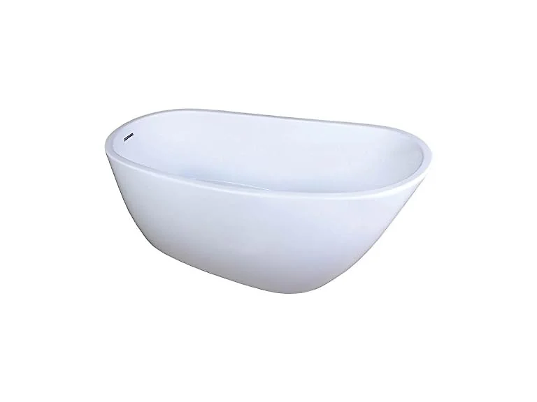 Kingston Brass 59" Contemporary Freestanding Acrylic Bathtub