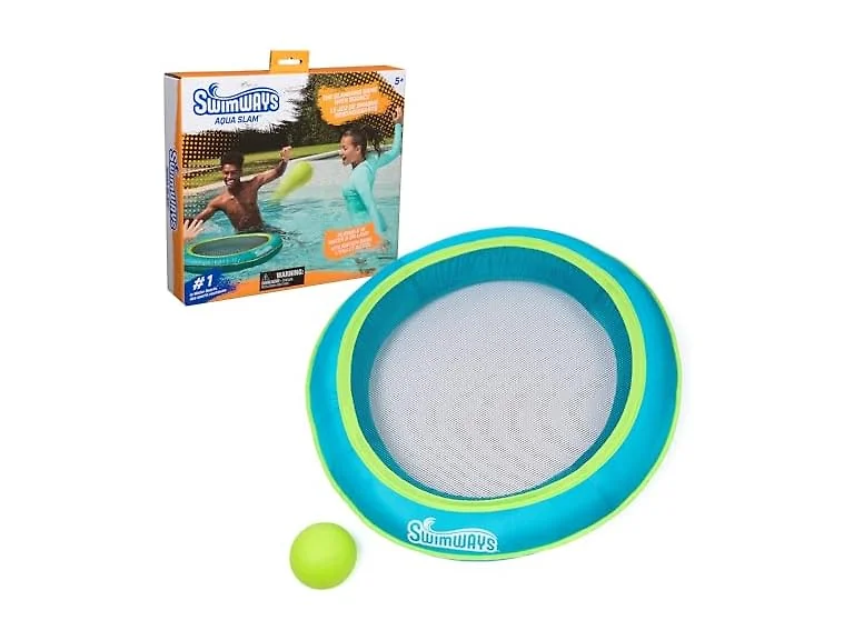 SwimWays Aqua Slam Outdoor Trampoline Pool Game