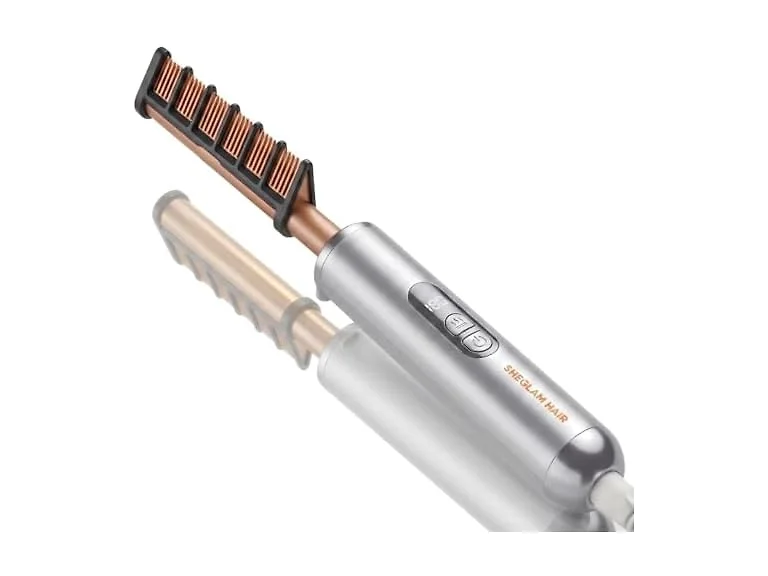 Hot Comb Straightener Brush