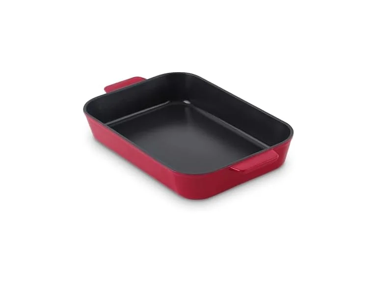Zakarian x Dash Nonstick Cast Iron Baker Cranberry