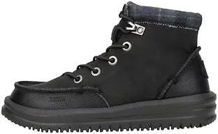 Hey Dude Kids Shoes, Bradley Classic, Black, 37