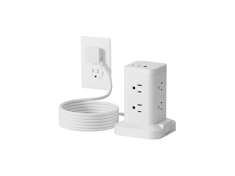 TAGZILO Power Strip Tower Surge 1800J