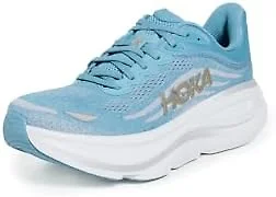 Hoka 1162012-RRPS 7.5 Hoka Bondi 9 Women's Shoes Raindrop/Ash Grey