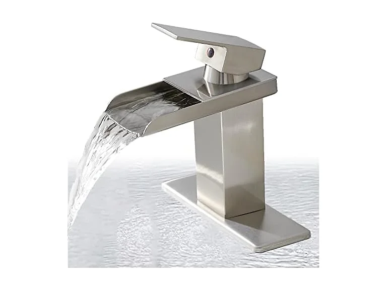 BATHLAVISH Waterfall Bathroom Sink Faucet