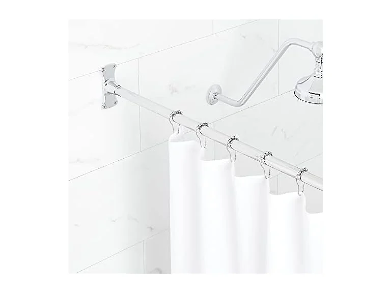 Signature Hardware 466740 60" Straight Brass Shower Rod