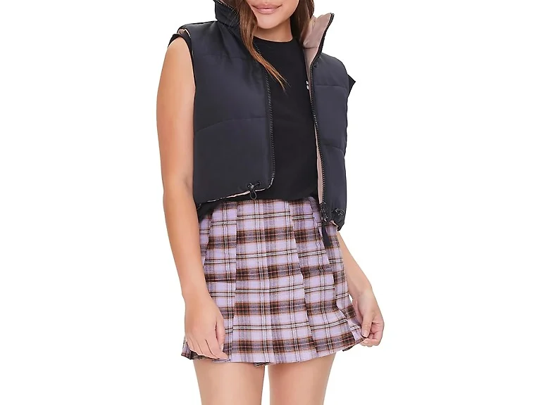 Forever 21 Women (XS) Plaid Mini Skirt