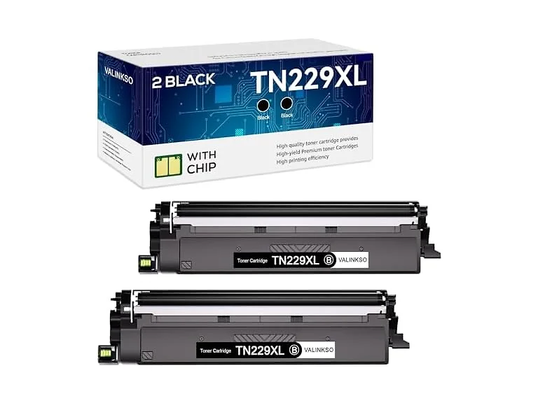 Valinkso Brother TN229XL 2 Black Toner
