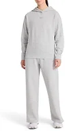 Reebok Women’s Swift Hoodie Set, Standard Fit, Midweight Cotton-Poly Fabric, Grey Heather, XX-Large