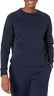 Amazon Essentials Women's Relaxed-Fit Crewneck Pullover Long-Sleeve Sweatshirt, Navy, 5X