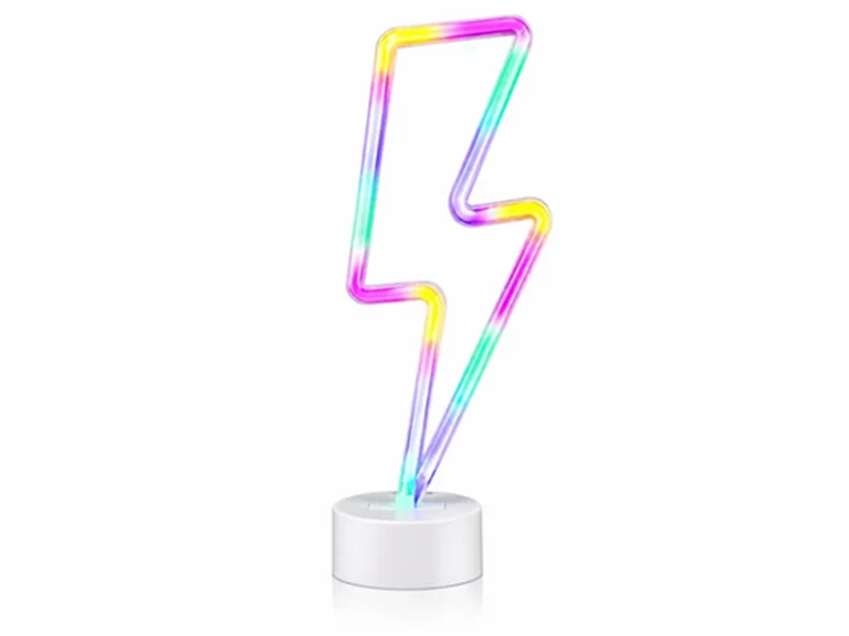 Brightside 13" Lightning LED Neon Table Light Stand