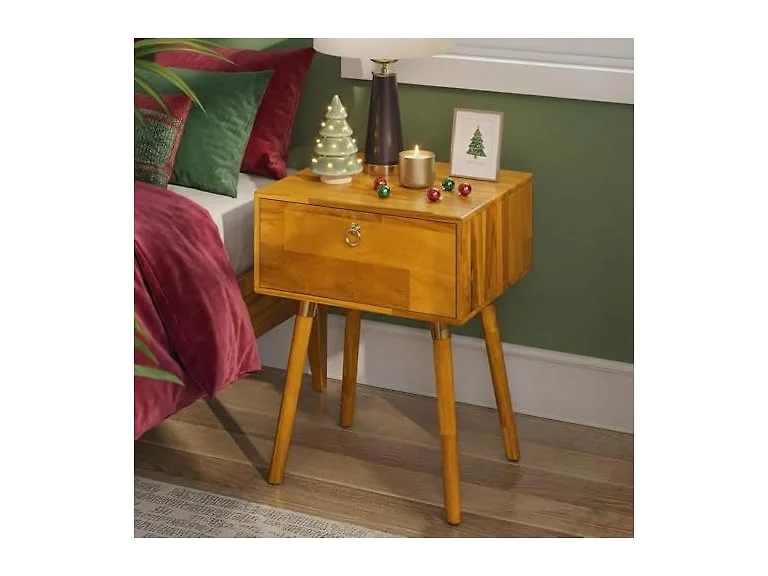 Bme Alden Nightstand 1-Drawer Caramel