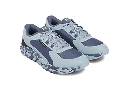 Under Armour 3028371 10 UA Bandit Trail 3 Men's Running Shoe Downpour Gray / Harbor Blue / Hyper Green