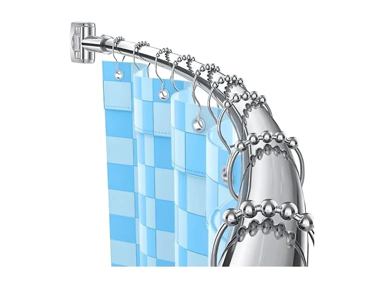 Curved Shower Curtain Rod, Adjustable 45-72 Inches