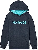 Hurley Boys Pop Core Fleece Pullover, Armory Navy Heather, 2T