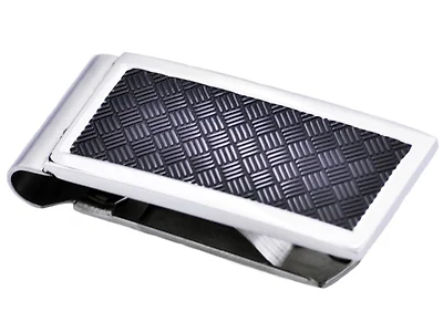 Stainless Steel Chevron Money Clip