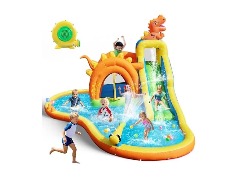 NBSPORT 7-in-1 Dinosaur Water Park