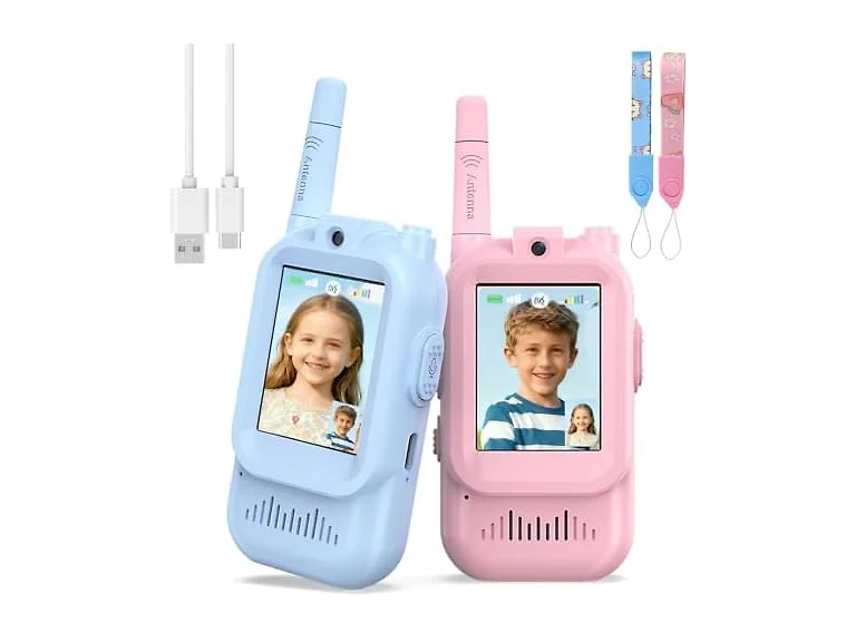 Video Walkie Talkies for Kids, 2 Pack