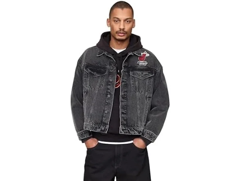 GAP Men's NBA Icon Denim Jacket, Small