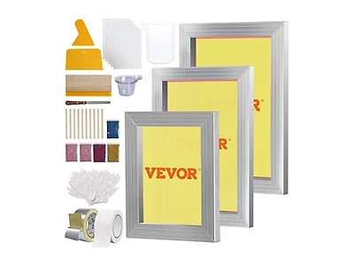 Screen Printing Kit, 3 PCS Aluminum Silk Screen