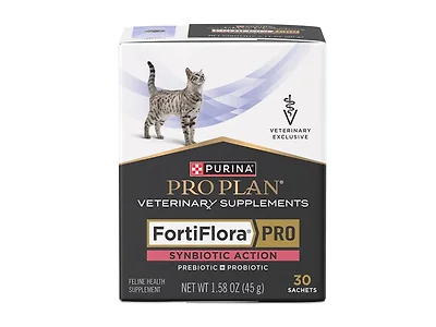 30Ct FortiFlora PRO Synbiotic Action Feline Supplement