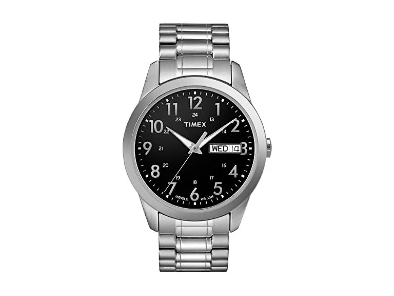 Timex Men's T2M932 South Street Sport Black/Silver