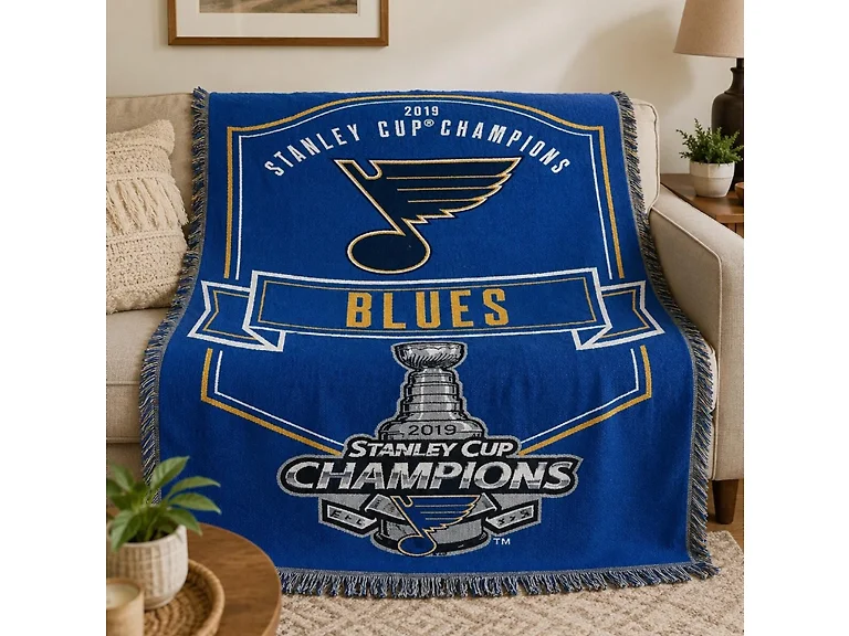 St Louis Blues 2019 Stanley Cup Blanket