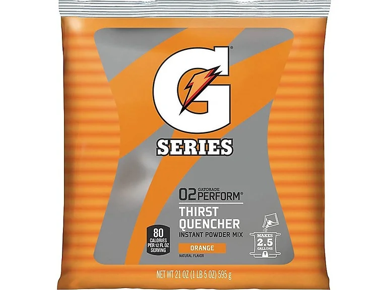 Gatorade Mix Pouches Makes 2 1 2 Gal 21 Oz Flavor